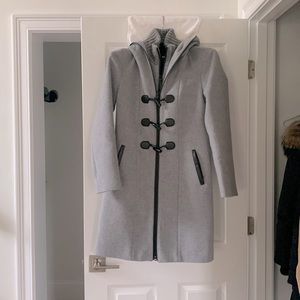 Light gray wool coat